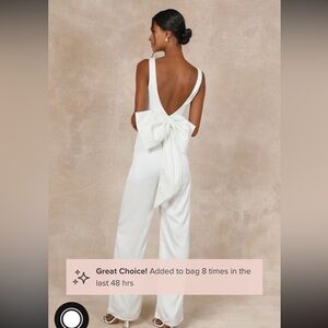 Lulus White Jumpsuit